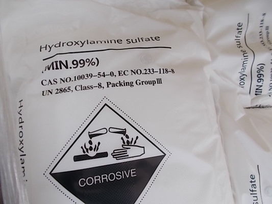 قیمت خوب پودر هیدروکسیل آمین سولفات ، ISO9001 CAS 10039-54-0 شیمیایی متوسط آنلاین